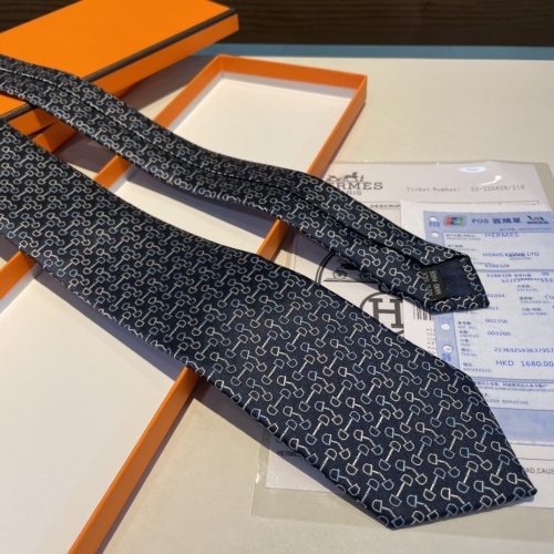 Replica Hermes Necktie For Men #1194585 $34.00 USD for Wholesale