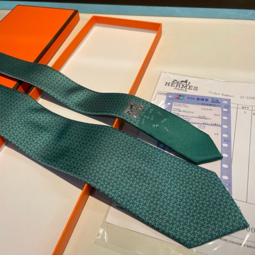 Replica Hermes Necktie For Men #1194608 $34.00 USD for Wholesale