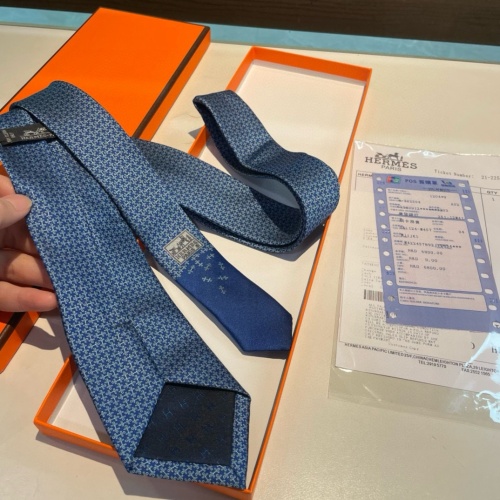 Replica Hermes Necktie For Men #1194609 $34.00 USD for Wholesale