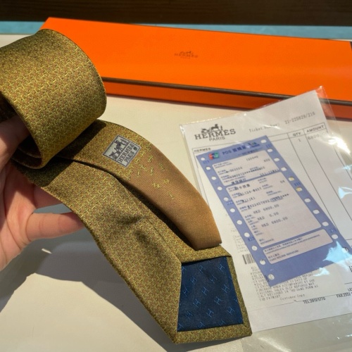 Replica Hermes Necktie For Men #1194610 $34.00 USD for Wholesale