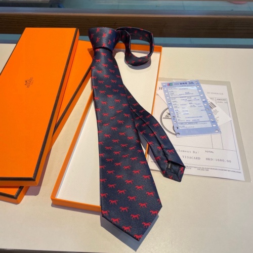 Replica Hermes Necktie For Men #1194616 $34.00 USD for Wholesale