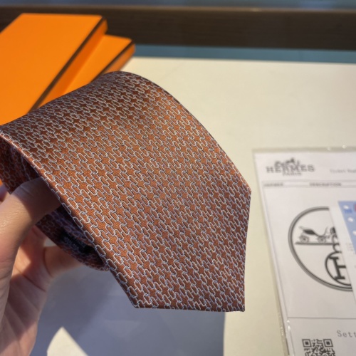 Replica Hermes Necktie For Men #1194617 $34.00 USD for Wholesale