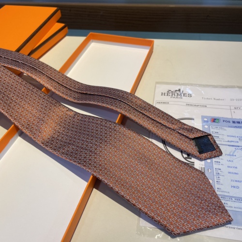 Replica Hermes Necktie For Men #1194617 $34.00 USD for Wholesale