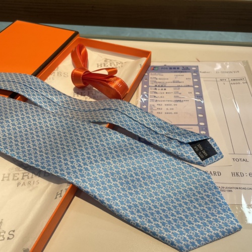 Replica Hermes Necktie For Men #1194629 $34.00 USD for Wholesale