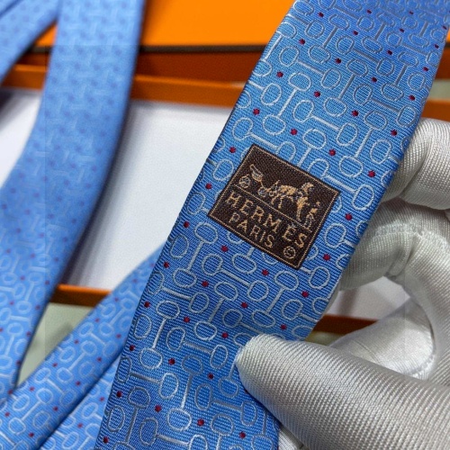 Replica Hermes Necktie For Men #1194647 $48.00 USD for Wholesale