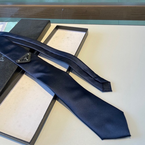 Replica Prada Necktie In Navy For Men #1194973 $34.00 USD for Wholesale