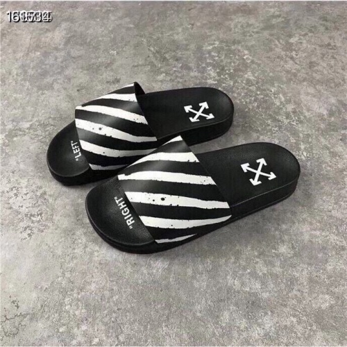 Wholesale Off-White Slippers For Women #1195433 $45.00 USD, Wholesale Quality Replica Off-White Slippers