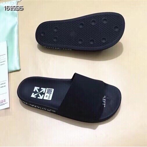 Replica Off-White Slippers For Men #1195438 $45.00 USD for Wholesale