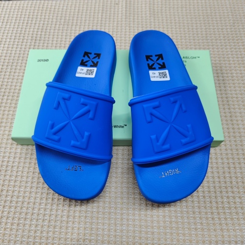 Wholesale Off-White Slippers For Women #1195445 $45.00 USD, Wholesale Quality Replica Off-White Slippers