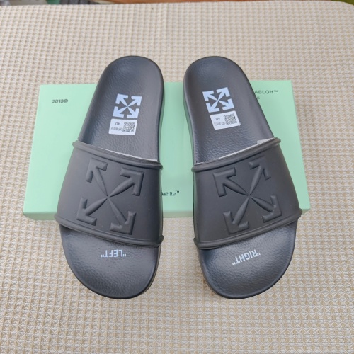 Wholesale Off-White Slippers For Women #1195447 $45.00 USD, Wholesale Quality Replica Off-White Slippers