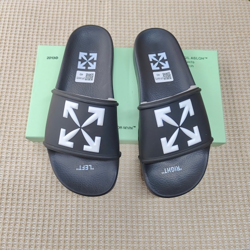 Wholesale Off-White Slippers For Women #1195449 $45.00 USD, Wholesale Quality Replica Off-White Slippers