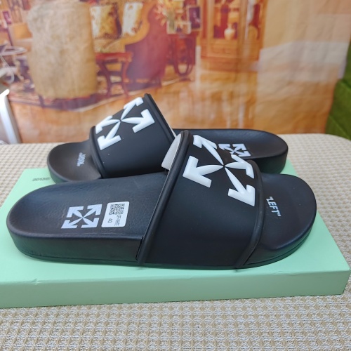 Replica Off-White Slippers For Men #1195450 $45.00 USD for Wholesale