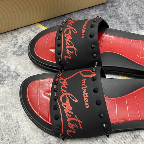 Replica Christian Louboutin CL Slippers For Men #1195462 $56.00 USD for Wholesale