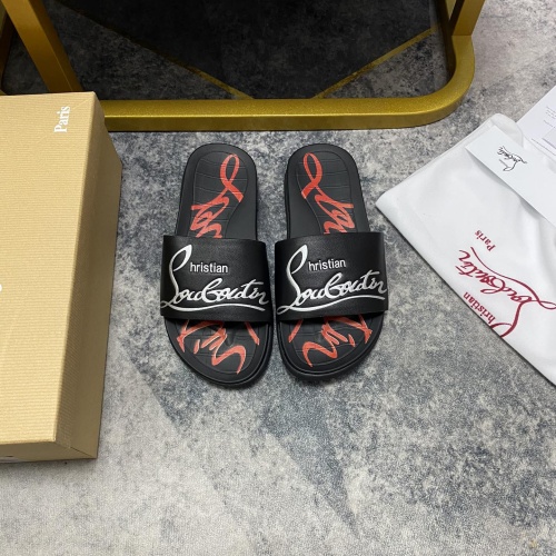 Wholesale Christian Louboutin CL Slippers For Men #1195467 $56.00 USD, Wholesale Quality Replica Christian Louboutin CL Slippers