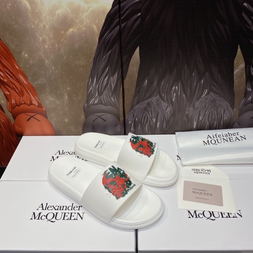 Replica Alexander McQueen Slippers For Men #1195626 $45.00 USD for Wholesale