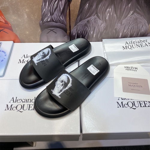 Wholesale Alexander McQueen Slippers For Men #1195630 $45.00 USD, Wholesale Quality Replica Alexander McQueen Slippers