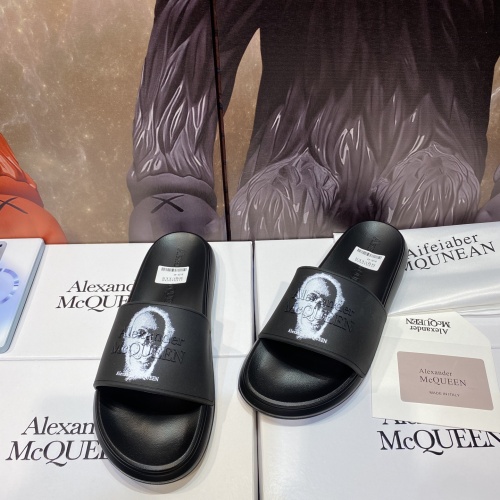 Replica Alexander McQueen Slippers For Men #1195630 $45.00 USD for Wholesale