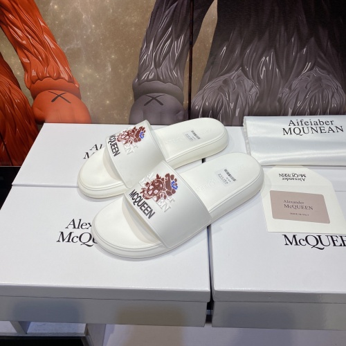 Wholesale Alexander McQueen Slippers For Men #1195638 $45.00 USD, Wholesale Quality Replica Alexander McQueen Slippers