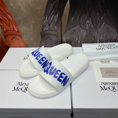 Wholesale Alexander McQueen Slippers For Men #1195644 $45.00 USD, Wholesale Quality Replica Alexander McQueen Slippers