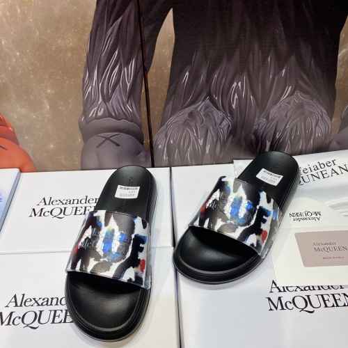 Replica Alexander McQueen Slippers For Men #1195649 $45.00 USD for Wholesale