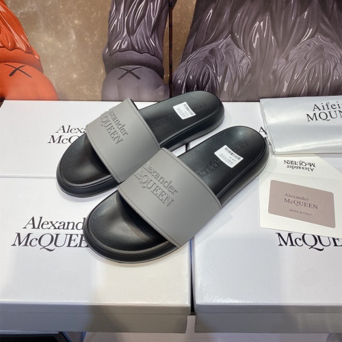 Wholesale Alexander McQueen Slippers For Men #1195651 $45.00 USD, Wholesale Quality Replica Alexander McQueen Slippers