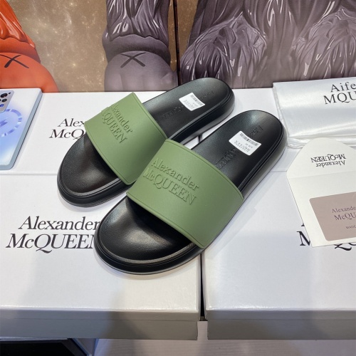 Wholesale Alexander McQueen Slippers For Men #1195652 $45.00 USD, Wholesale Quality Replica Alexander McQueen Slippers