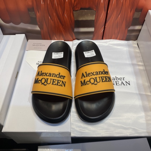 Wholesale Alexander McQueen Slippers For Men #1195662 $45.00 USD, Wholesale Quality Replica Alexander McQueen Slippers