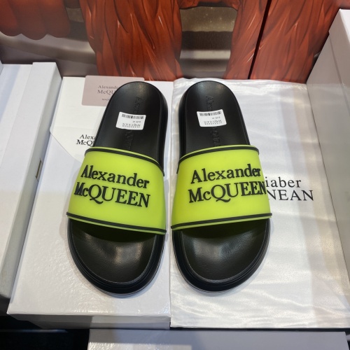 Wholesale Alexander McQueen Slippers For Men #1195664 $45.00 USD, Wholesale Quality Replica Alexander McQueen Slippers