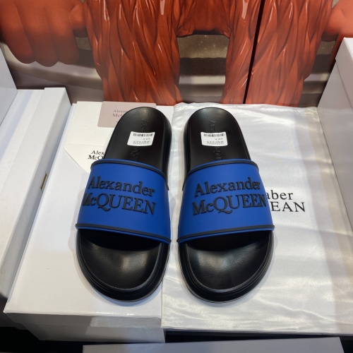 Wholesale Alexander McQueen Slippers For Men #1195665 $45.00 USD, Wholesale Quality Replica Alexander McQueen Slippers