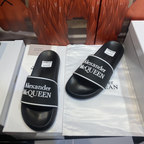 Replica Alexander McQueen Slippers For Men #1195667 $45.00 USD for Wholesale