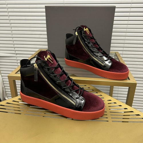 Wholesale Giuseppe Zanotti High Tops Shoes For Men #1196109 $96.00 USD, Wholesale Quality Replica Giuseppe Zanotti High Tops Shoes