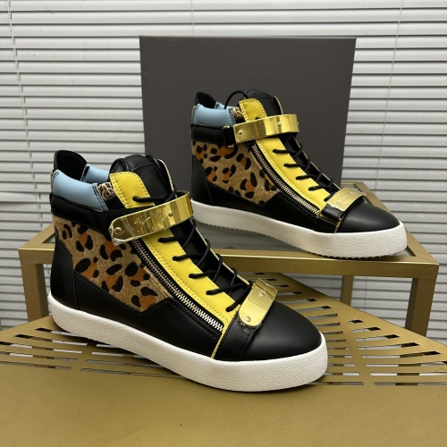 Wholesale Giuseppe Zanotti High Tops Shoes For Men #1196114 $100.00 USD, Wholesale Quality Replica Giuseppe Zanotti High Tops Shoes