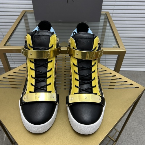 Replica Giuseppe Zanotti High Tops Shoes For Women #1196115 $100.00 USD for Wholesale