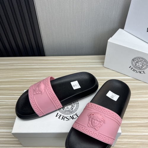 Replica Versace Slippers For Men #1196605 $45.00 USD for Wholesale