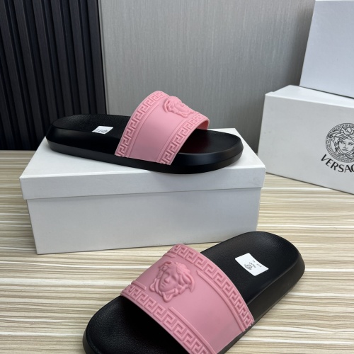 Replica Versace Slippers For Men #1196605 $45.00 USD for Wholesale