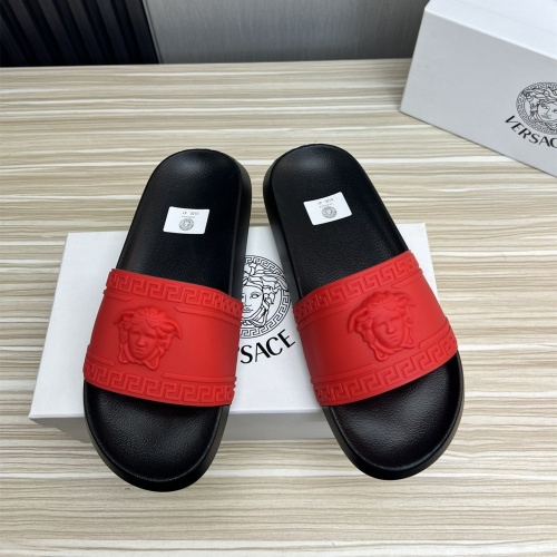 Wholesale Versace Slippers For Men #1196606 $45.00 USD, Wholesale Quality Replica Versace Slippers