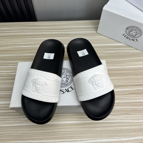 Wholesale Versace Slippers For Men #1196607 $45.00 USD, Wholesale Quality Replica Versace Slippers