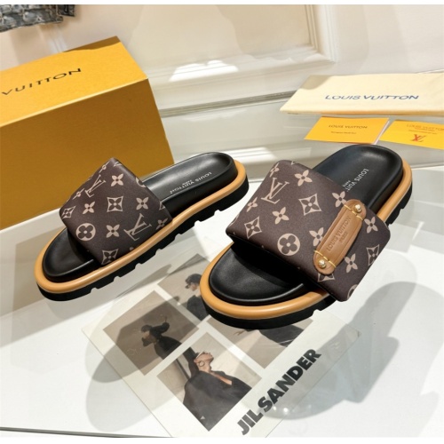 Wholesale Louis Vuitton Slippers For Men #1196928 $76.00 USD, Wholesale Quality Replica Louis Vuitton Slippers