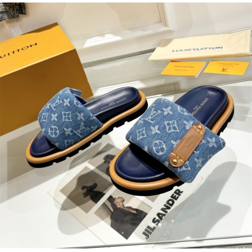 Wholesale Louis Vuitton Slippers For Men #1196932 $76.00 USD, Wholesale Quality Replica Louis Vuitton Slippers