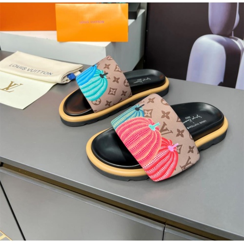 Wholesale Louis Vuitton Slippers For Women #1196950 $72.00 USD, Wholesale Quality Replica Louis Vuitton Slippers