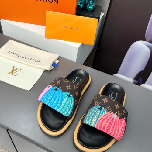 Replica Louis Vuitton Slippers For Women #1196953 $72.00 USD for Wholesale