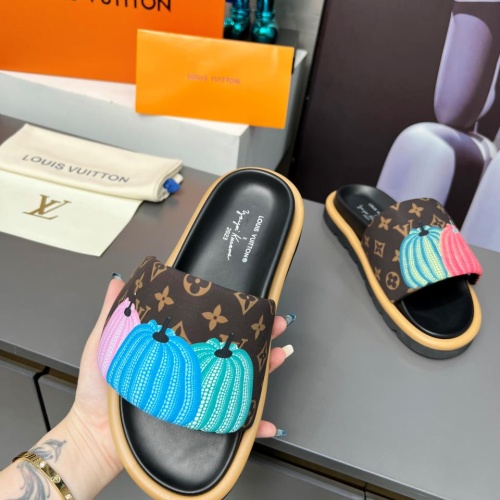 Replica Louis Vuitton Slippers For Women #1196953 $72.00 USD for Wholesale