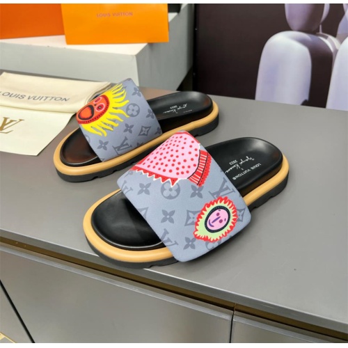 Wholesale Louis Vuitton Slippers For Men #1196962 $72.00 USD, Wholesale Quality Replica Louis Vuitton Slippers