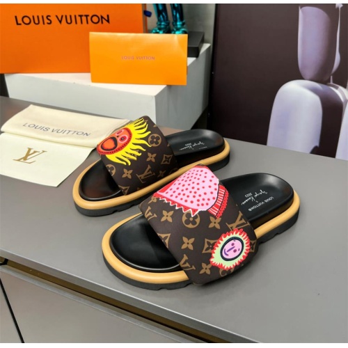 Wholesale Louis Vuitton Slippers For Women #1196966 $72.00 USD, Wholesale Quality Replica Louis Vuitton Slippers