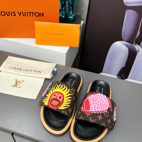 Replica Louis Vuitton Slippers For Women #1196966 $72.00 USD for Wholesale