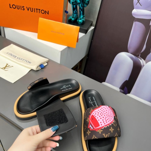 Replica Louis Vuitton Slippers For Women #1196966 $72.00 USD for Wholesale