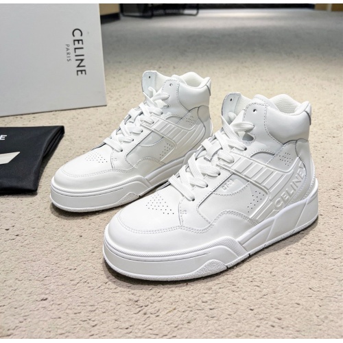 Wholesale Celine High Top Shoes For Men #1197152 $98.00 USD, Wholesale Quality Replica Celine High Top Shoes