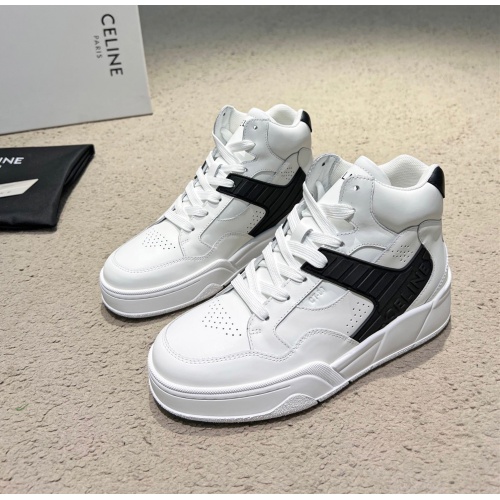 Wholesale Celine High Top Shoes For Men #1197154 $98.00 USD, Wholesale Quality Replica Celine High Top Shoes