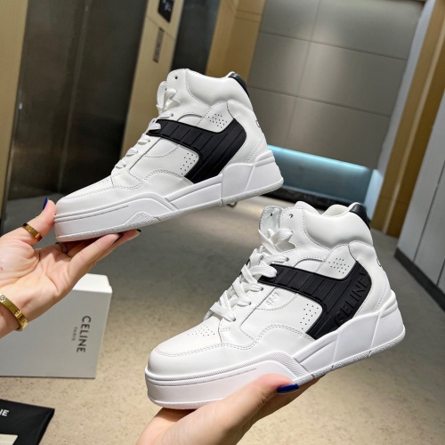 Replica Celine High Top Shoes For Women #1197155 $98.00 USD for Wholesale