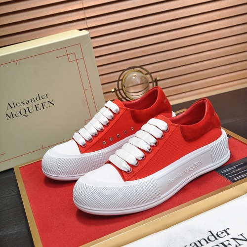 Wholesale Alexander McQueen Casual Shoes For Men #1197328 $80.00 USD, Wholesale Quality Replica Alexander McQueen Casual Shoes